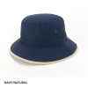 Navy Natural Microfibre Bucket Hats